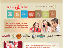 Tablet Screenshot of freshbrewusa.com